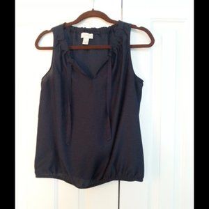 Navy blue LOFT sleeveless blouse